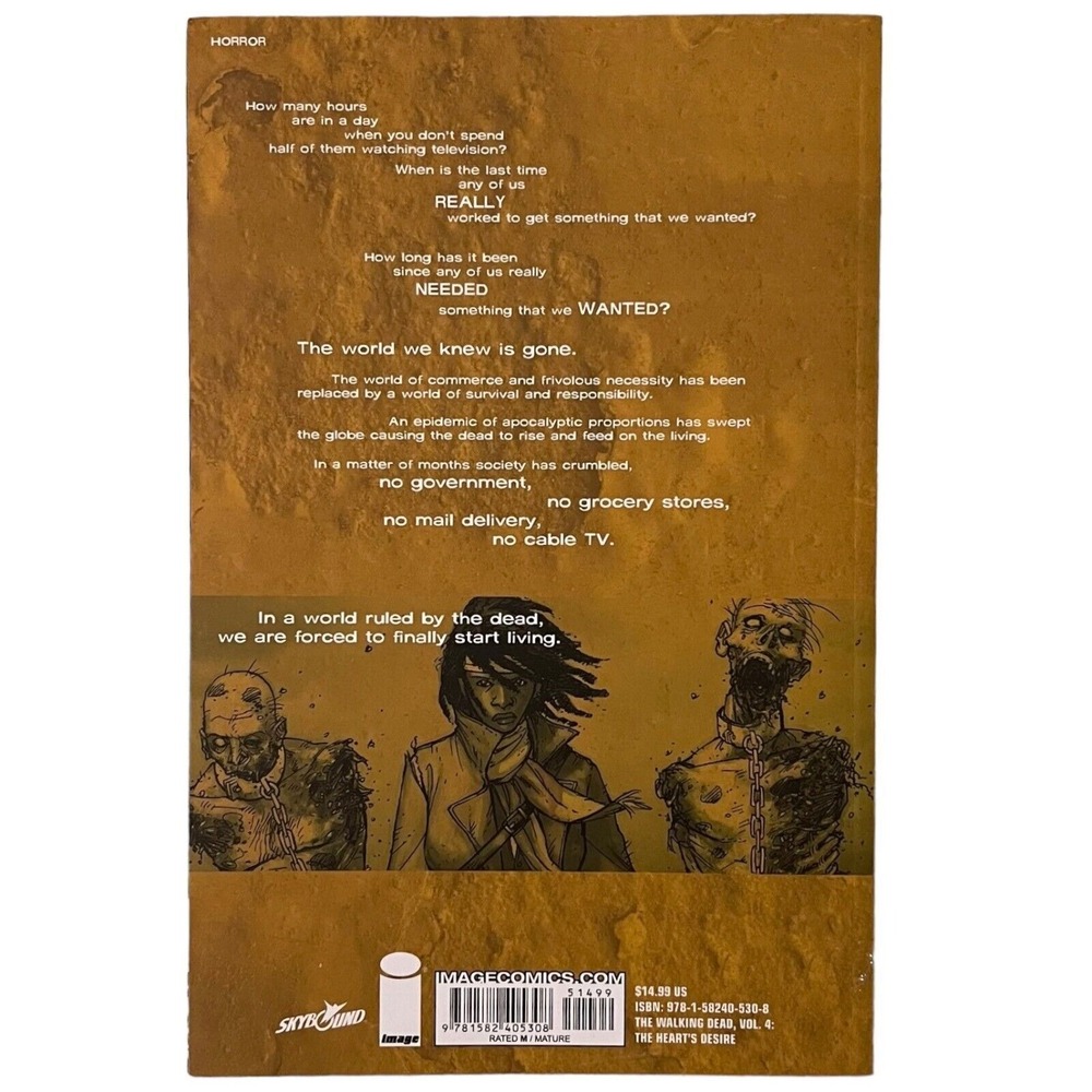 New TWD The Heart's Desire Paperback by Robert Kirkman‎ Volume 4 - Picture 2 of 2